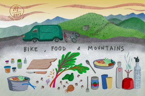 Bike, Food & Mountains